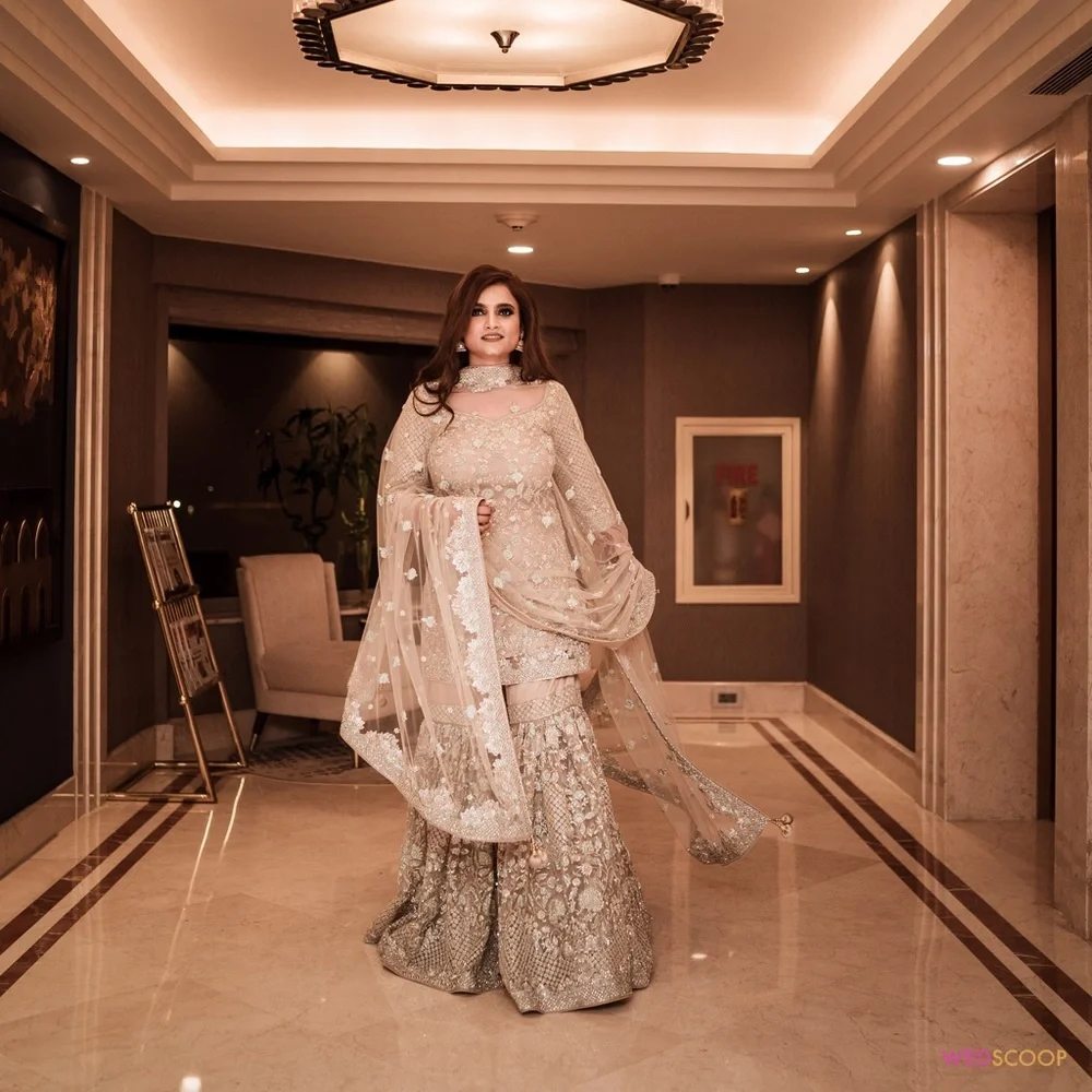 Elle Saab inspired sharara set very heavy work #indianwear #ellesaabinspired - Picture 2 of 8